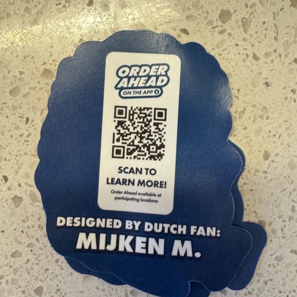 Dutch Bros Sticker Limited Edition Dutch Fan Made Sticker 6/04 - Picture 3 of 4